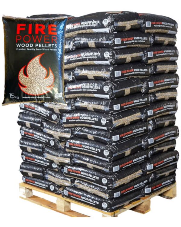 FIREPOWER 6MM WOOD PELLETS 975 KG